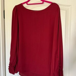 Elegant Red Women's Top